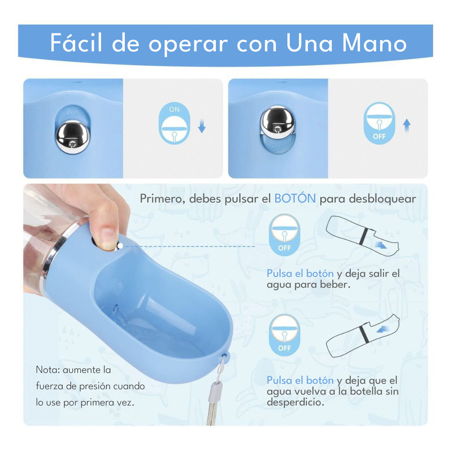 Dispensador De Agua Para Mascotas Portatil Pro Outdoor image number 2.0