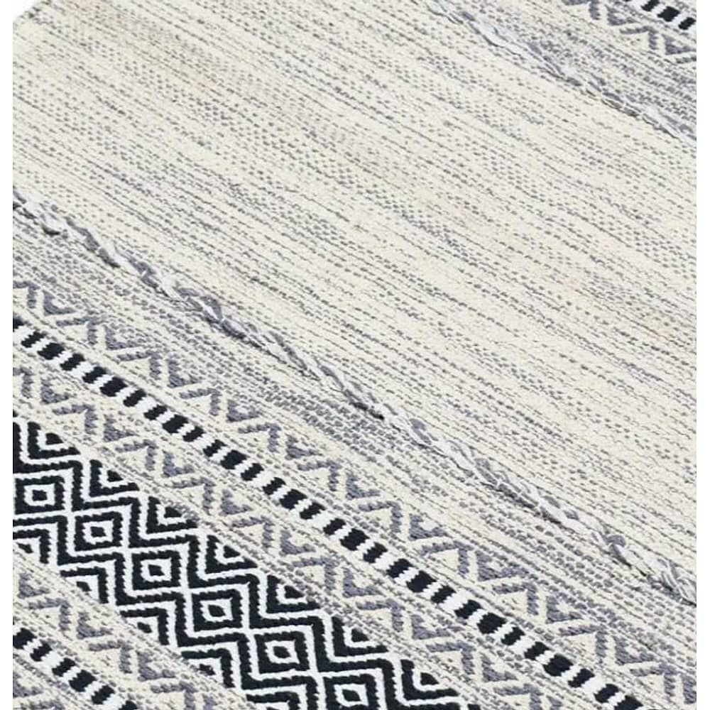 Alfombra Kilim Mediana Gris Claro image number 1.0