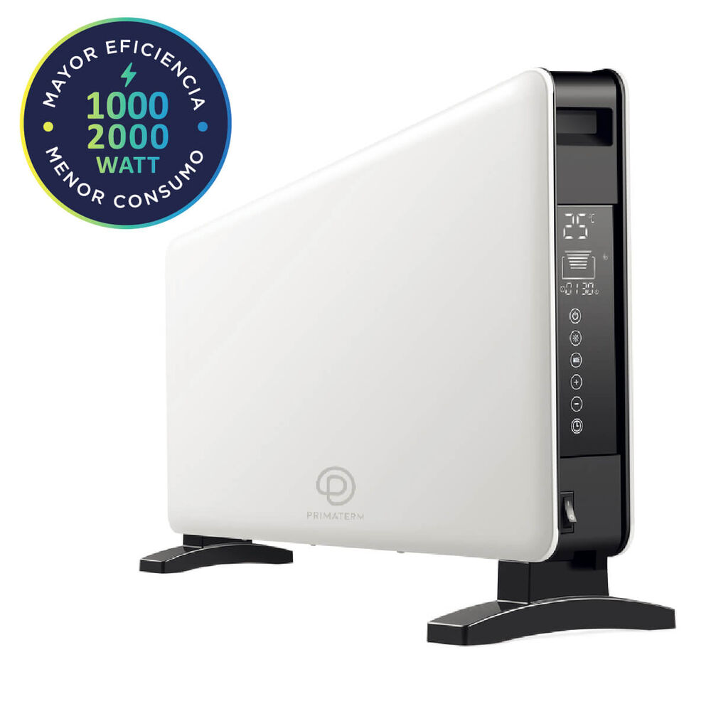 Radiador Calefactor Convector Wifi Digital Starlife 1000-2000w Blanco Primaterm image number 1.0