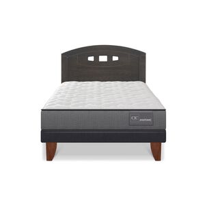 Cama Europea Cic Anatomic / 1.5 Plazas / Base Normal + Respaldo