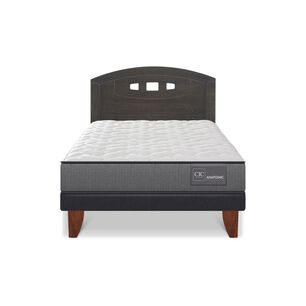 Cama Europea Cic Anatomic / 1.5 Plazas / Base Normal + Respaldo