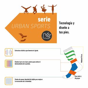 Calcetines Funstep Con Dibujos Blanco Roto/rojo L (40-43)