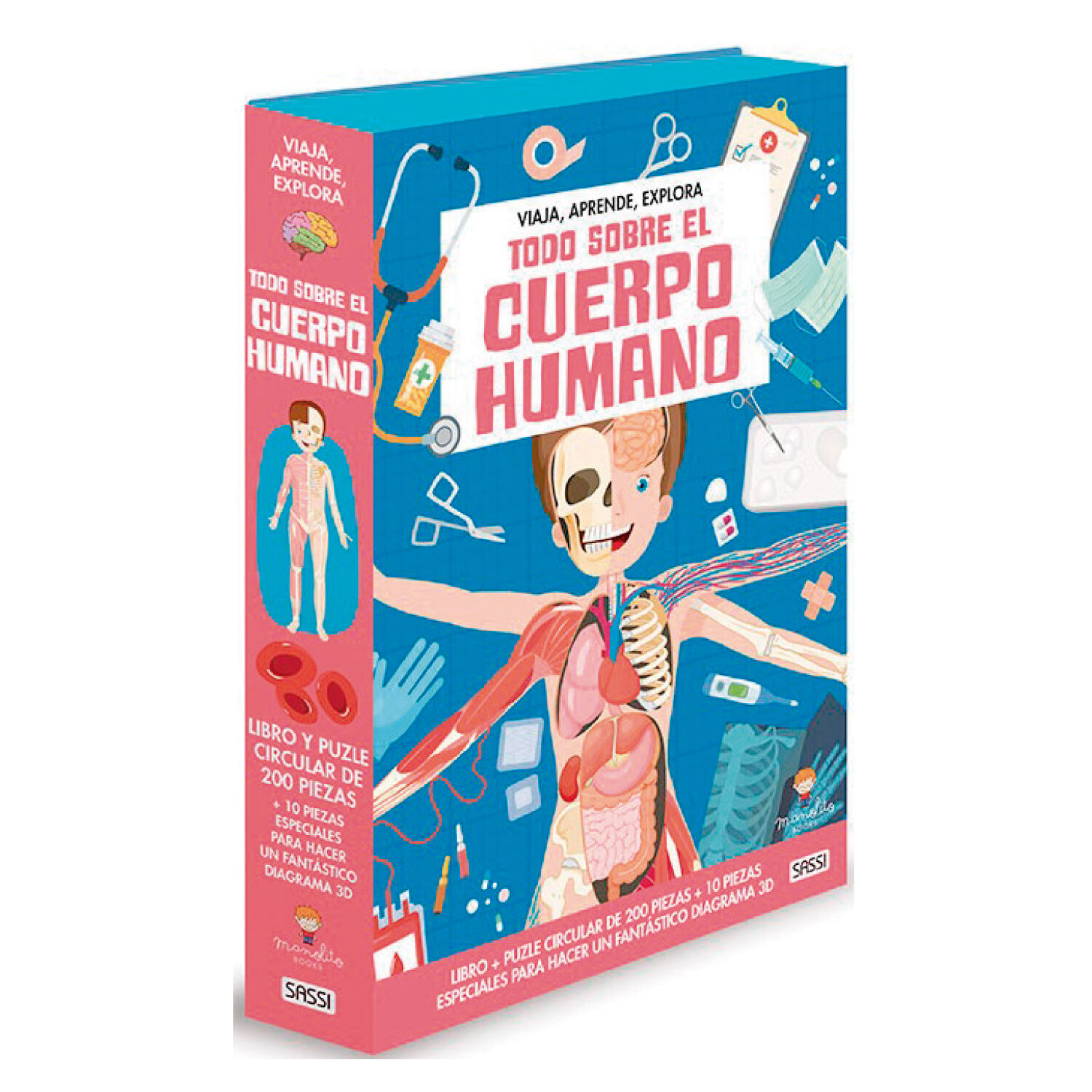Libro Y Puzzle Todo Sobre El Cuerpo Humano image number 0.0