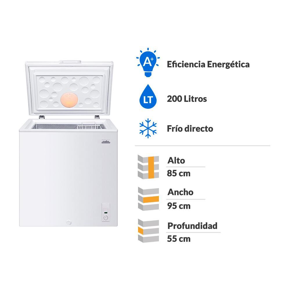 Freezer Horizontal Mabe FDHM200BY0 / Frío Directo / 200 Litros image number 1.0
