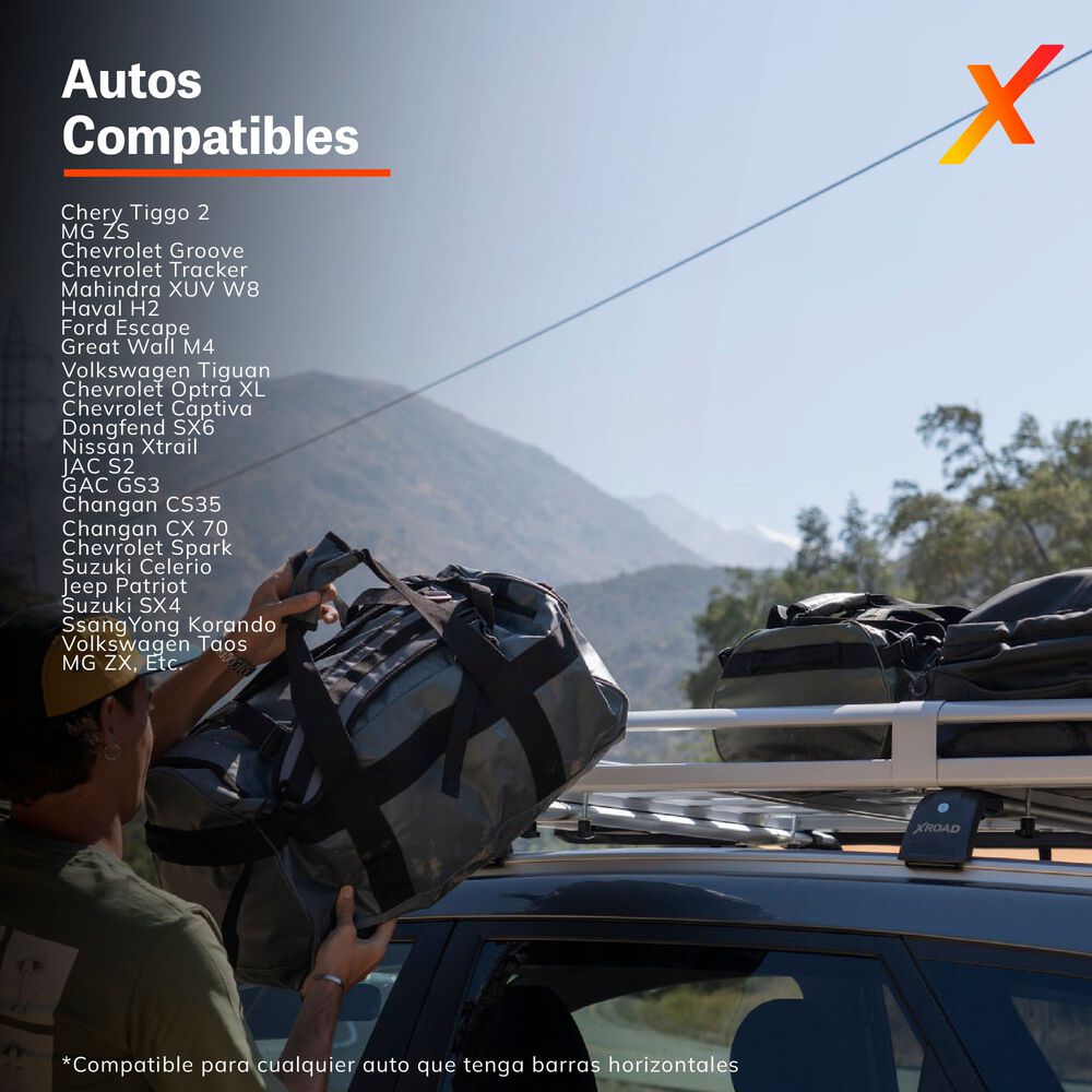 Parrilla Para Auto Aluminio Portaequipaje Universal Xroad image number 6.0
