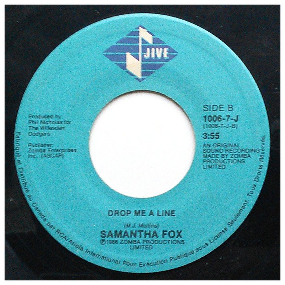 Samantha Fox - Touch Me (i Want Your Body) | 7" Single Vinilo Usado image number 3.0