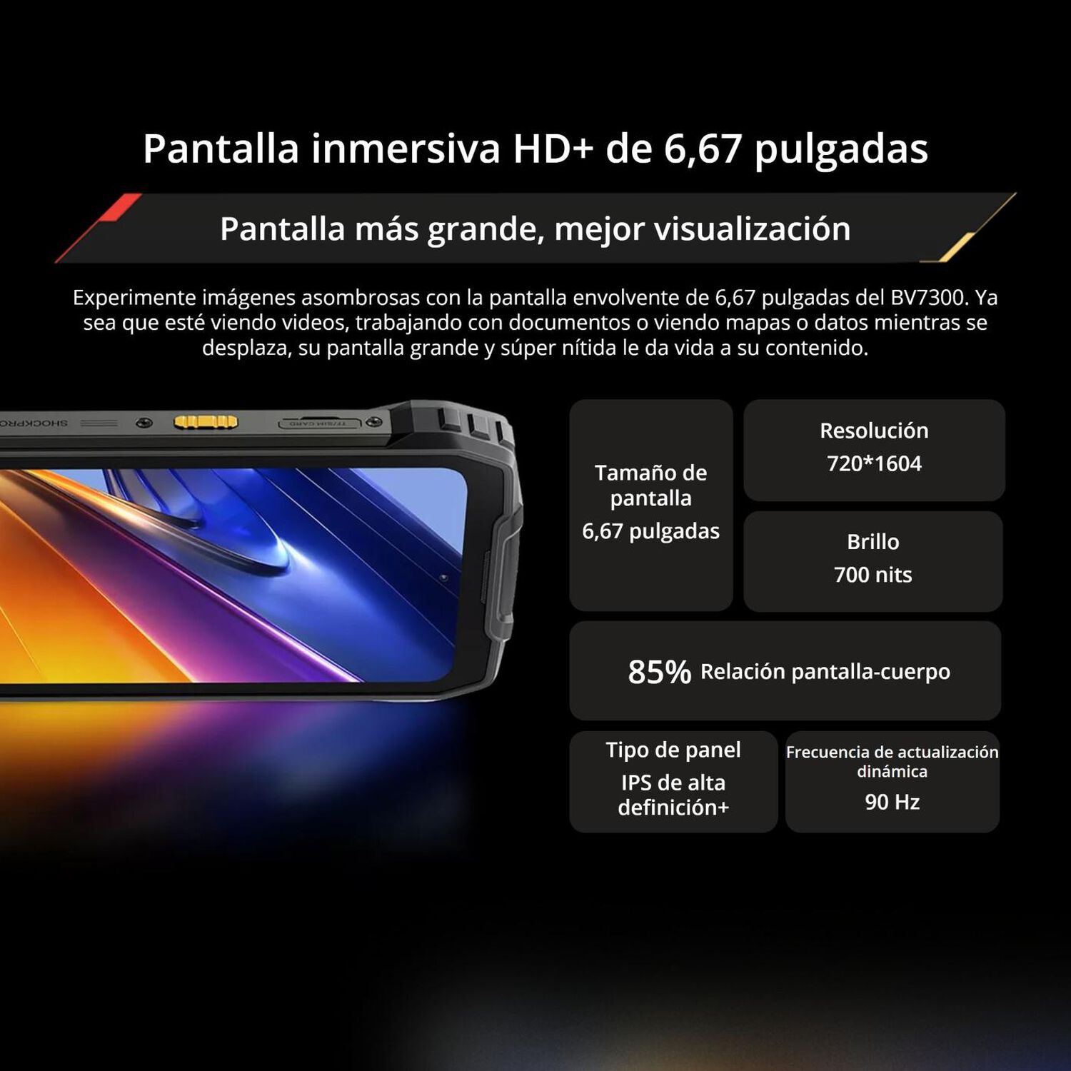 Blackview Bv7300 - Smartphone Rugged 6.67" 50 Mp + C&aacute;mara Nocturna, 15.000 Mah image number 9.0