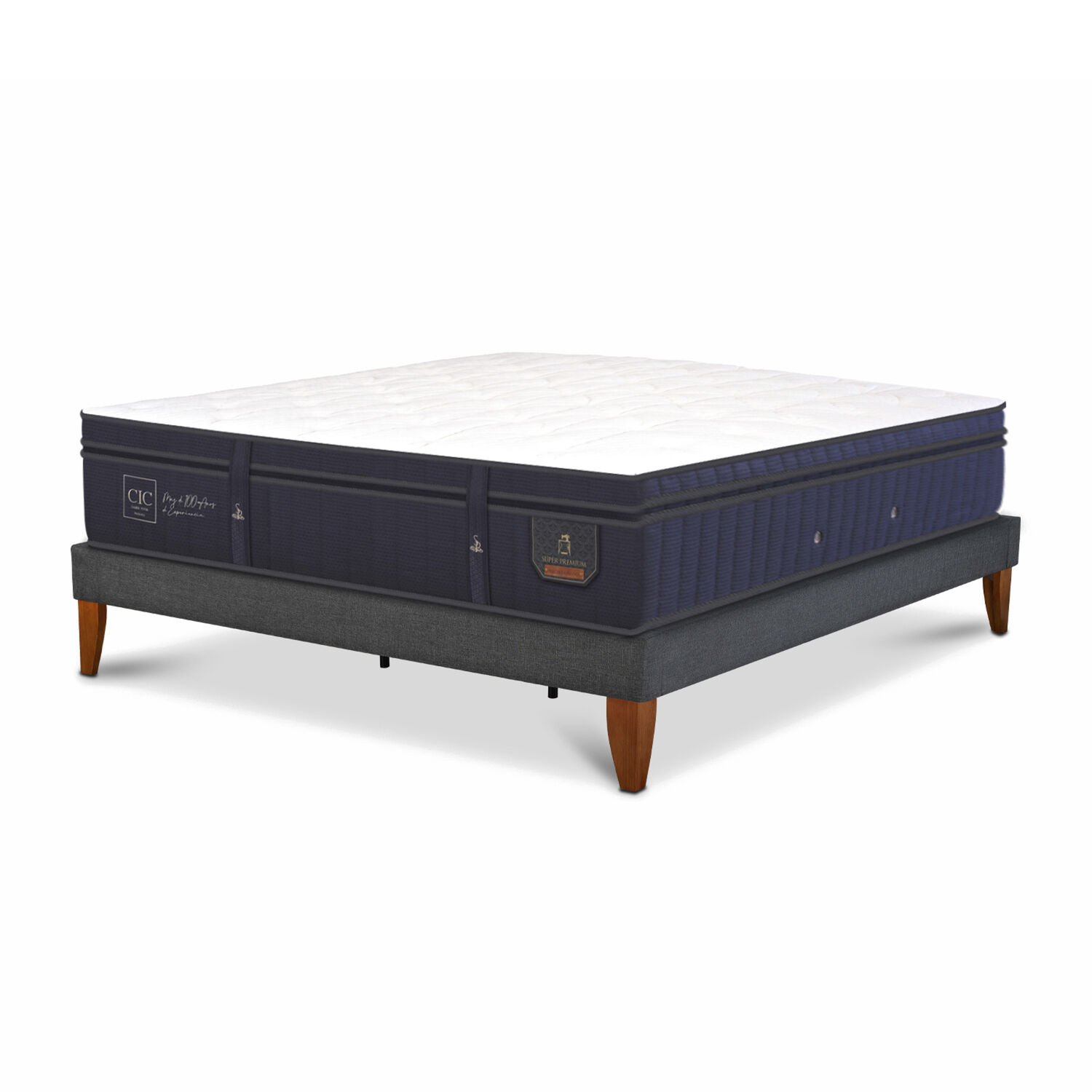 Cama Europea Cic Super Premium / King / Base Normal image number 1.0