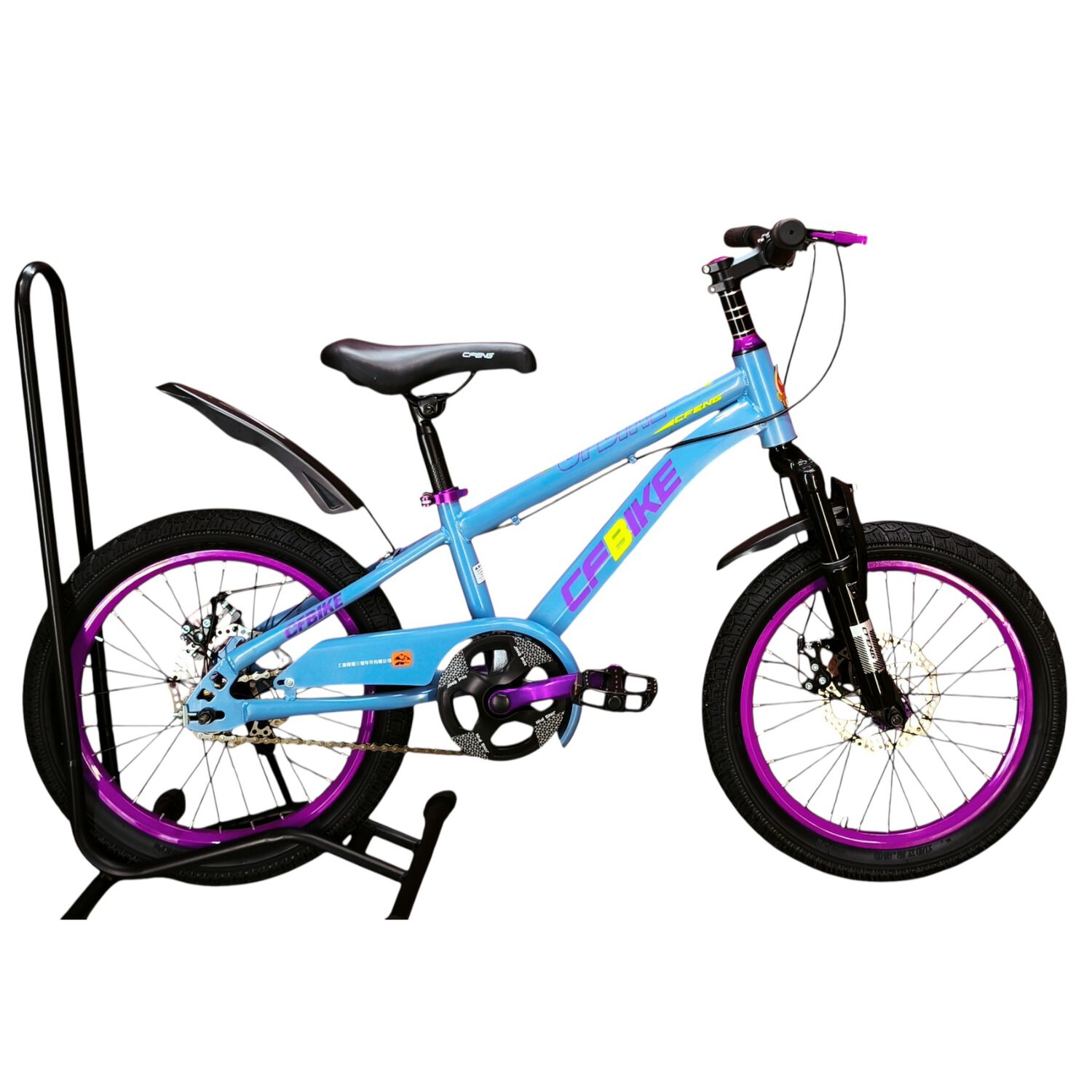 Bicicleta Aro 18 Cfbike Con Freno Disco Celeste image number 0.0