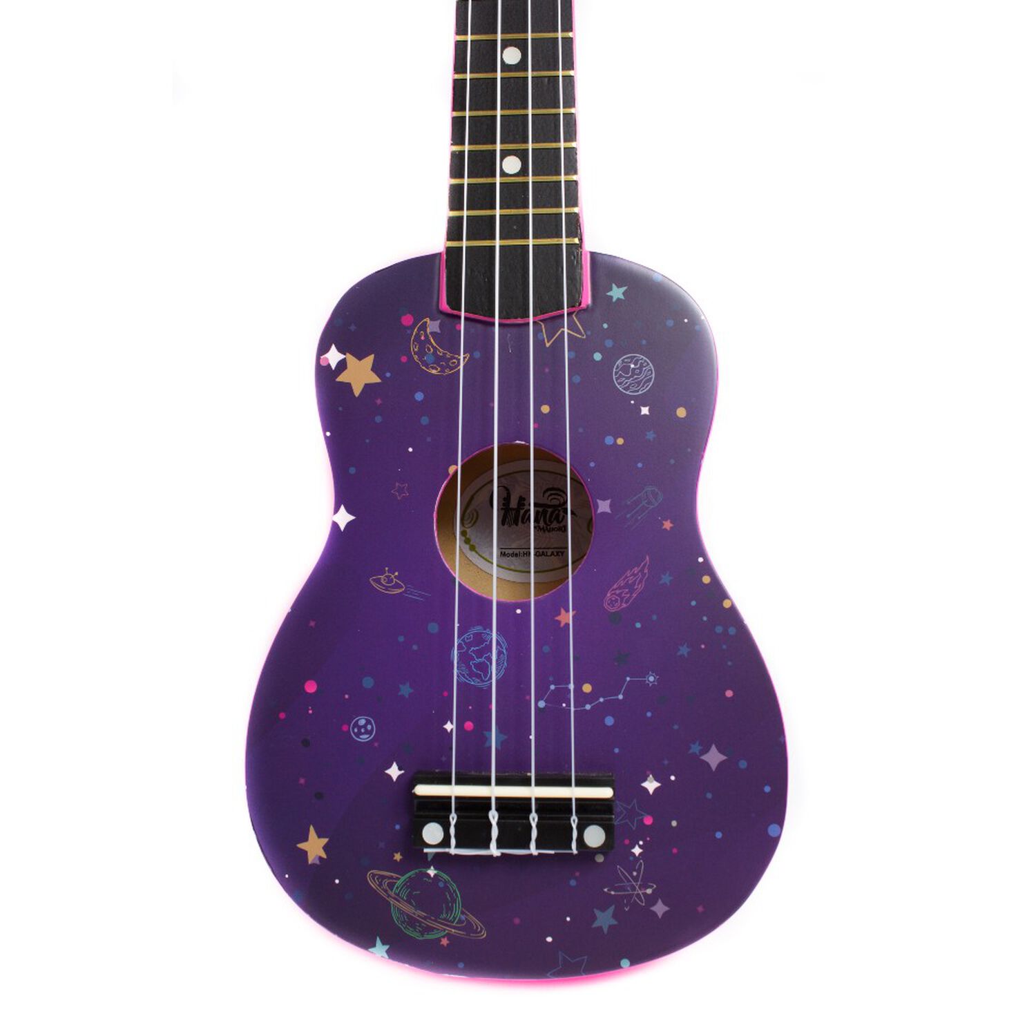 Ukelele Sopra Hana Galaxy Con Cuerdas Aquila+funda Hn-galaxy image number 1.0