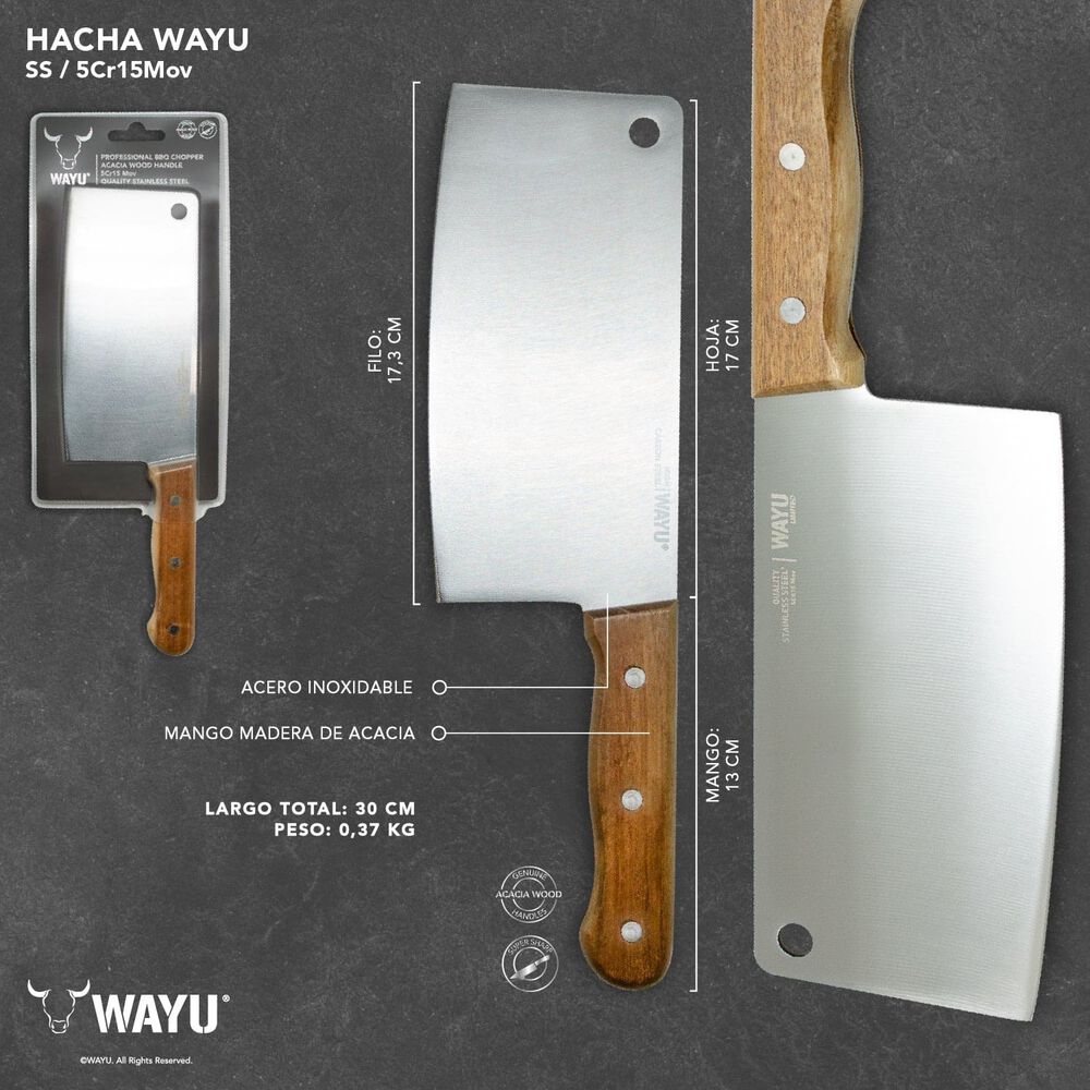 Hacha Para Corte De Carnes Wayu image number 1.0