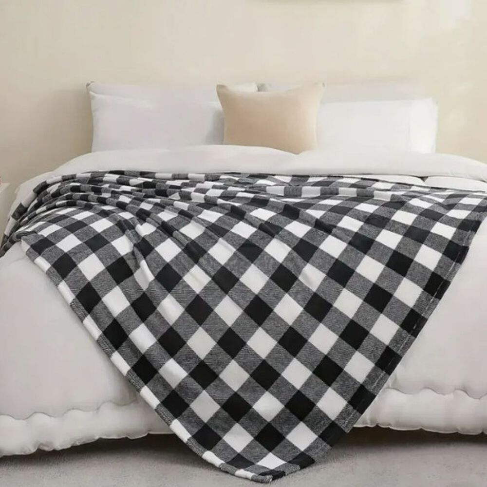 Frazada De Polar 2plazas 200x230cm Manta Estampada. Roja image number 3.0