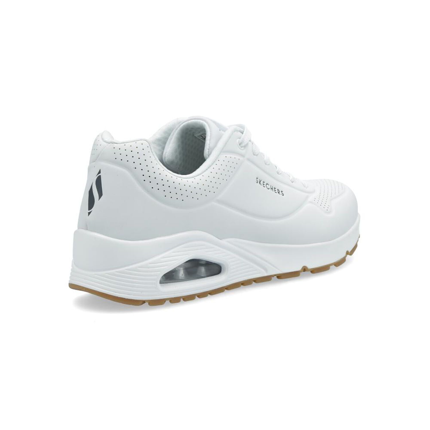 Zapatilla Running Hombre Skechers 52458-Wht image number 2.0