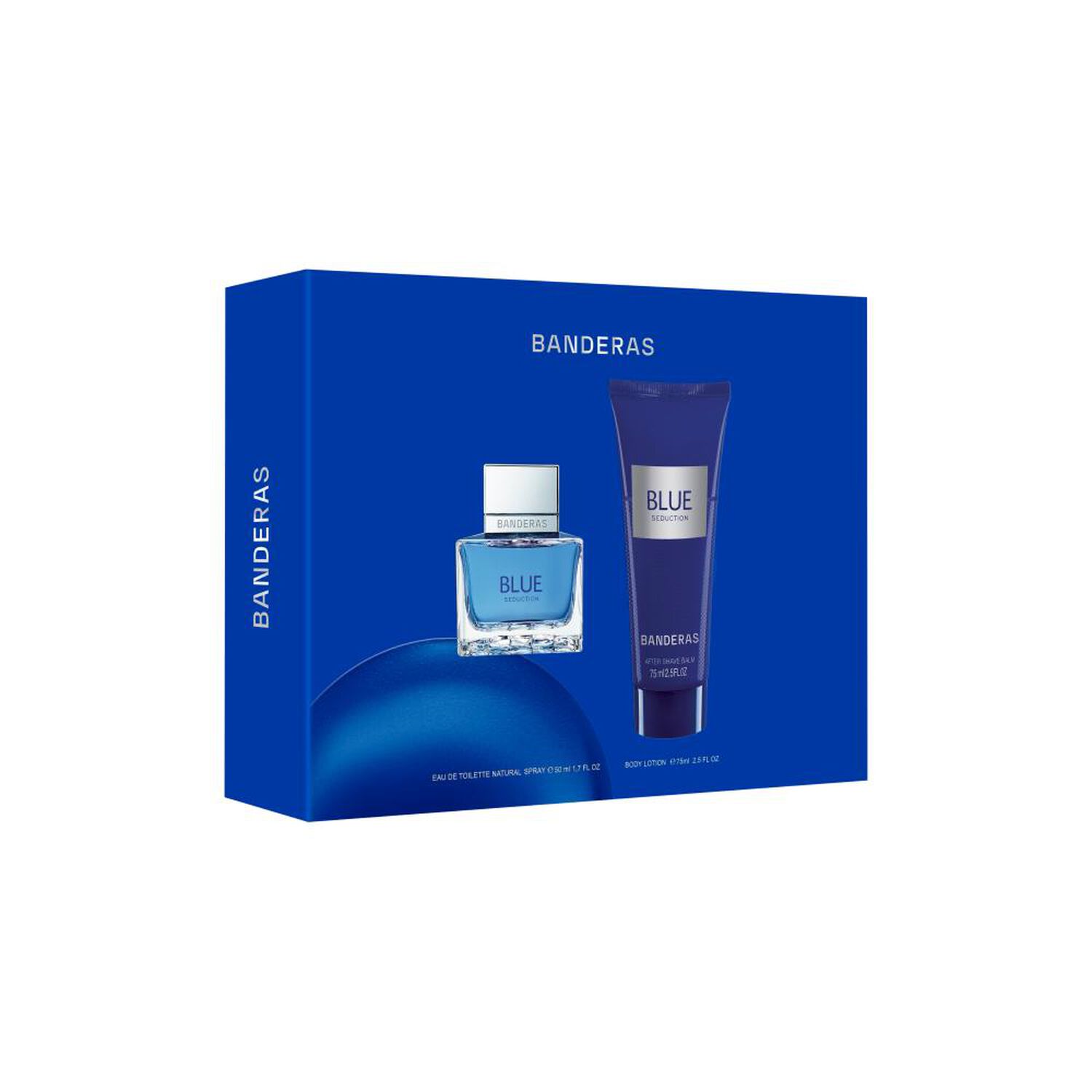 Estuche Banderas Hombre Blue Seduction For Men Eau De Toilette 50 Ml + Balsamo After Shave 75 Ml image number 1.0