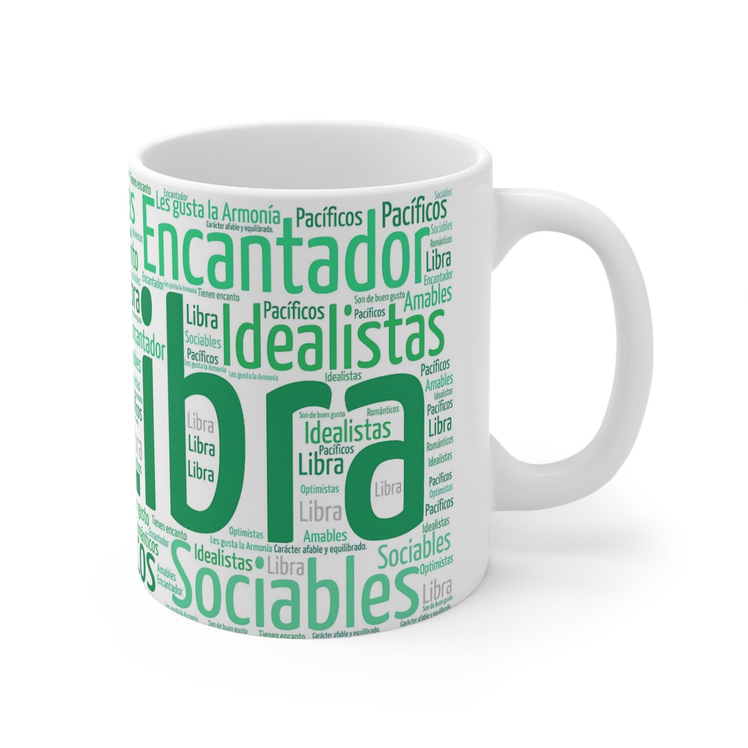 Taza Signo Zodiacal Libra - Cer&aacute;mica Hor&oacute;scopo Astrolog&iacute;a Regalo image number 2.0