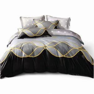 Juego De Sabanas Estampadas De Genero Microfibra 1.5 Plazas + 1 Funda De Almohada 50cm X 70cm Sme1.5p-4