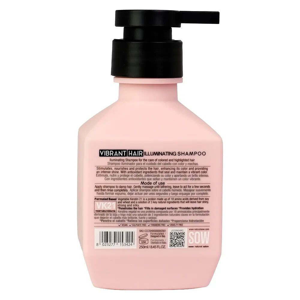 Sow Illuminating Shampoo Vk21 250ml image number 3.0