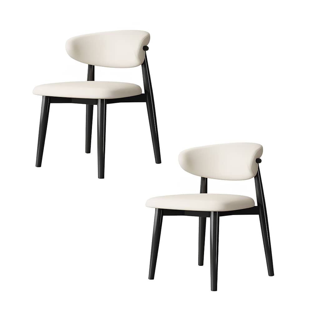 Pack 2 Sillas De Comedor Madera Negro Family By Lubabycas image number 0.0