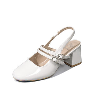 Zapato Taco Talón Descubierto Elegante Mujer Weide Yl053