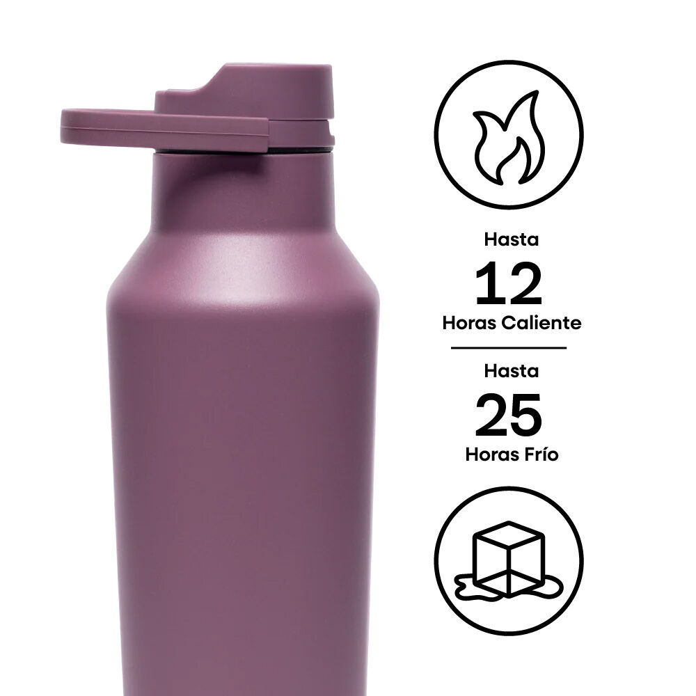 Botella De Agua Térmica Sport 600ml Mauve image number 3.0