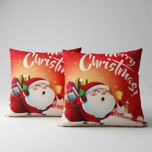Set De 2 Cojines 45x45cm Navidad - Viejo Pascuero