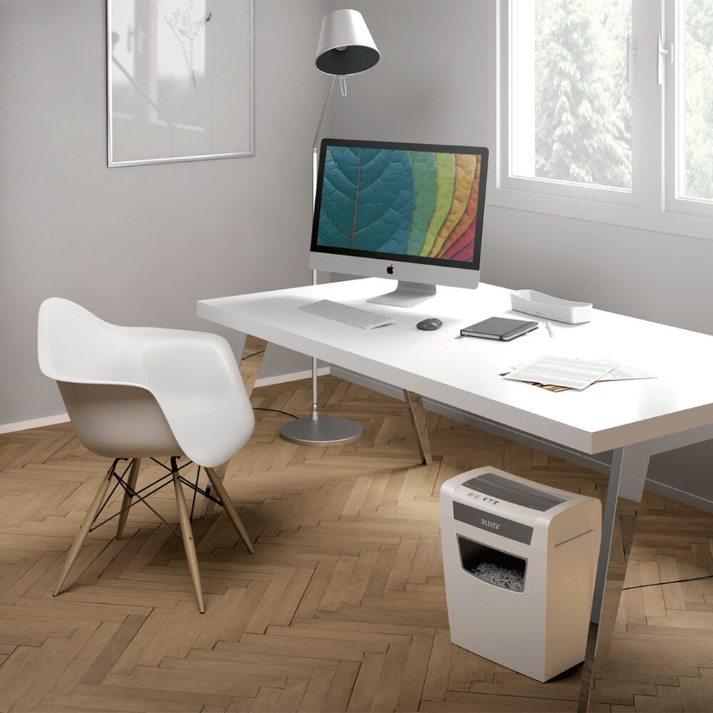 Trituradora De Papel Leitz Iq Home Office P4 Corte Confeti Capacidad 10 Hojas Papelero 23l image number 7.0