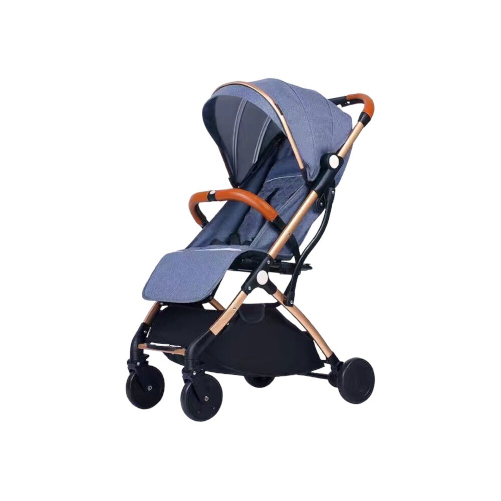 Coche De Paseo &Uacute;ltra Compacto Con Accesorios Azul Lubabycas image number 0.0