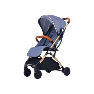 Coche De Paseo &Uacute;ltra Compacto Con Accesorios Azul Lubabycas