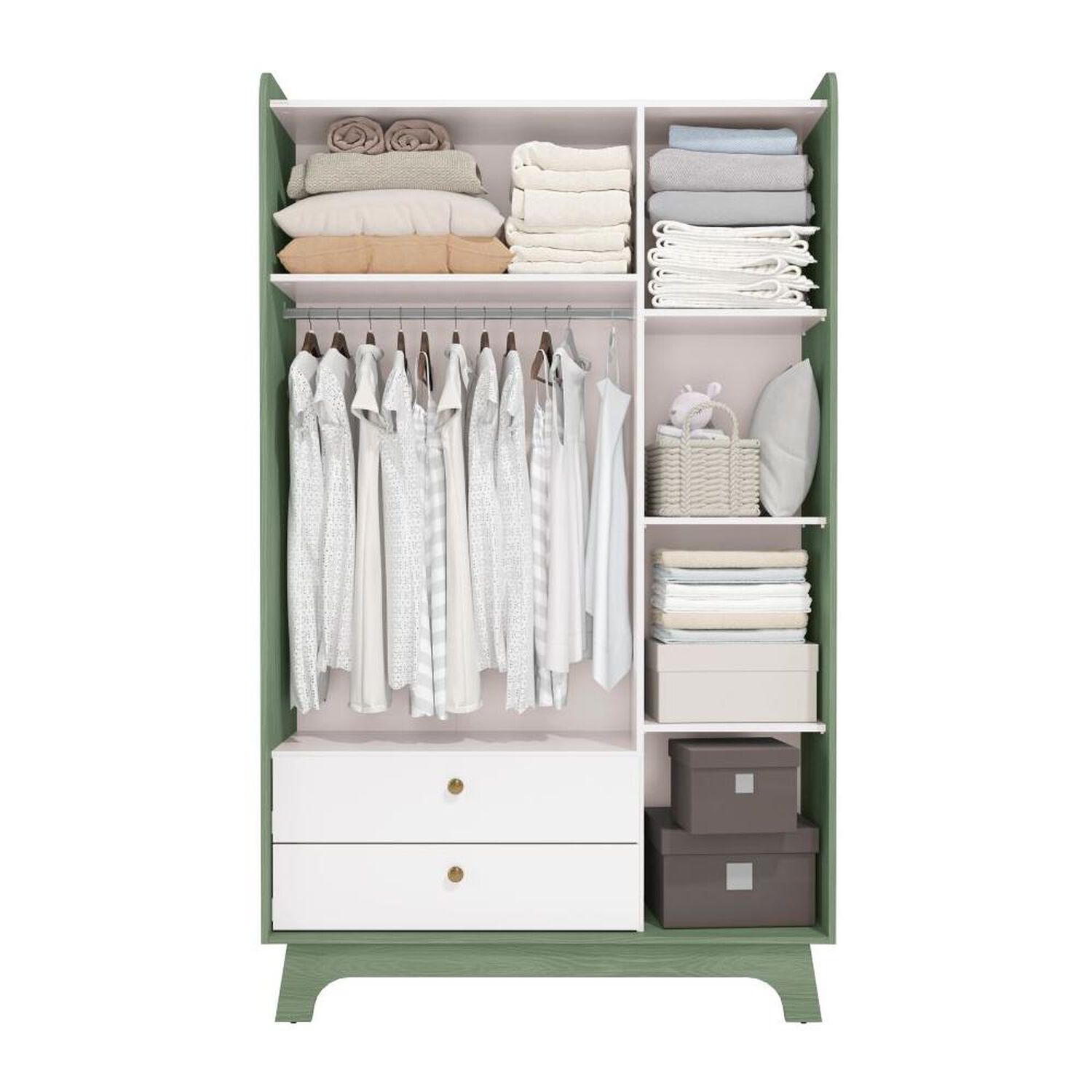 Cl&oacute;set Roca Infantil Modular / 3 Puertas / 2 Cajones image number 2.0