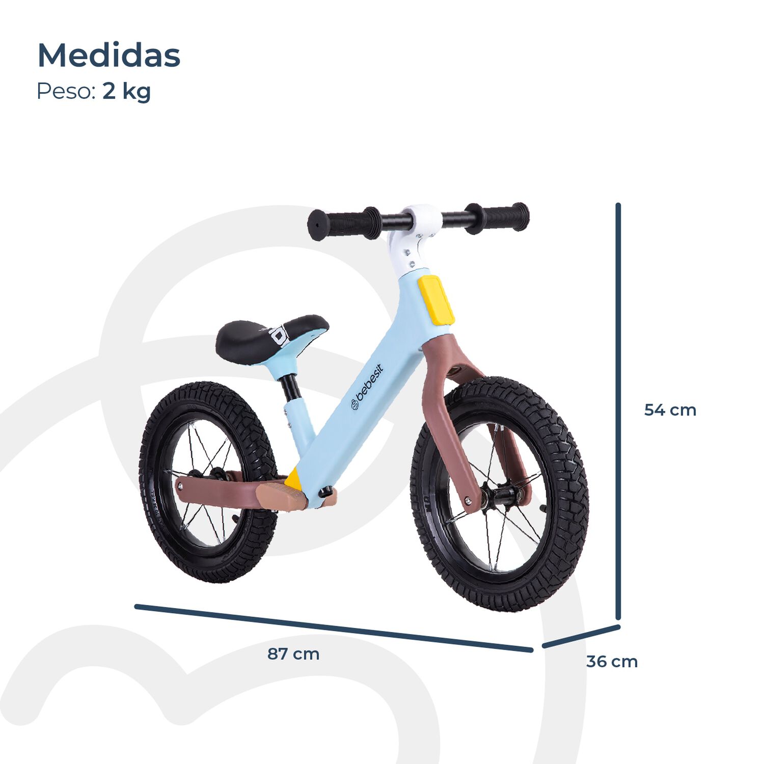 Bicicleta De Aprendizaje Neo Celeste Bebesit image number 6.0