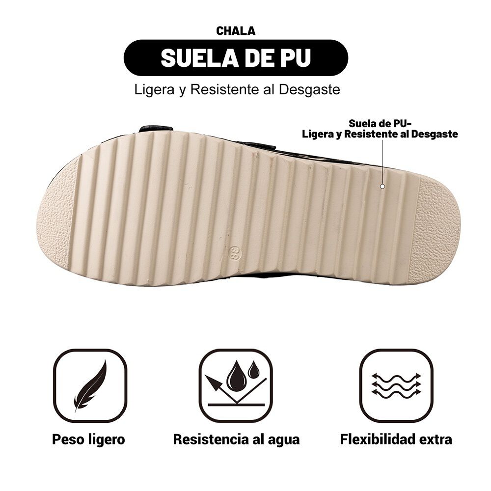 Sandalia Plana Casual Mujer Weide Jn31 image number 6.0