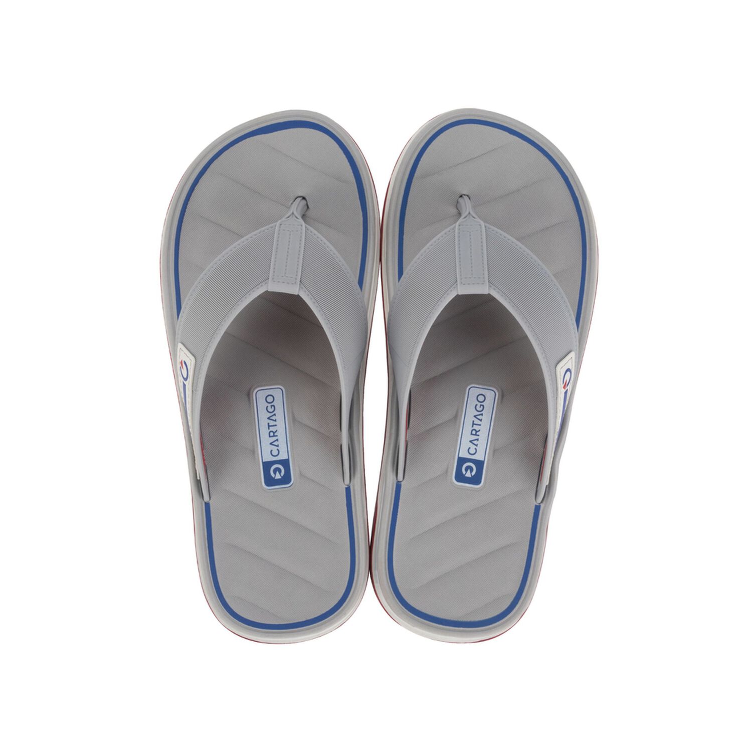 Sandalia Hombre Blanco/gris Malaga Cartago image number 0.0