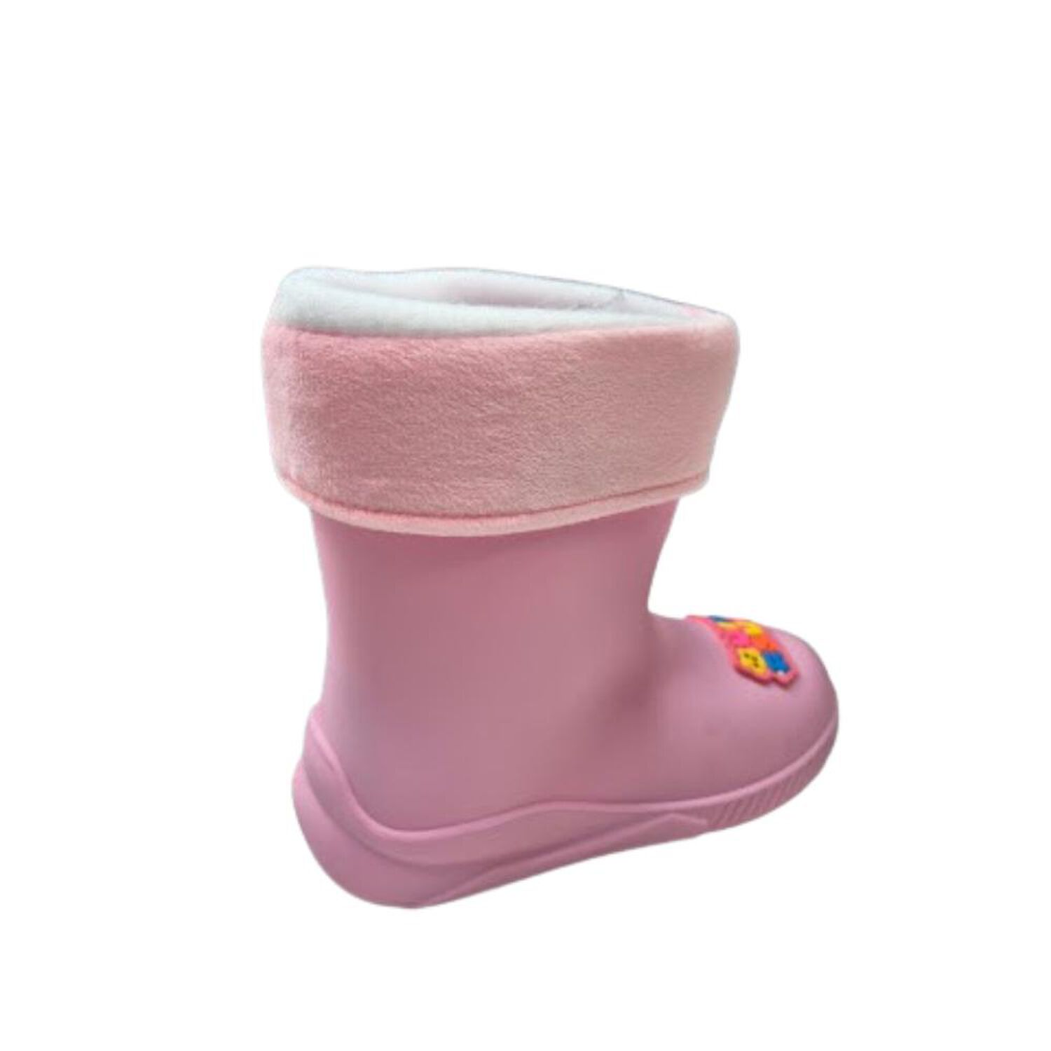 Bota De Agua Lluvia Rosado Ni&ntilde;a image number 1.0