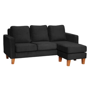 Seccional Venecia Intercambiable Tela Velvet Negro
