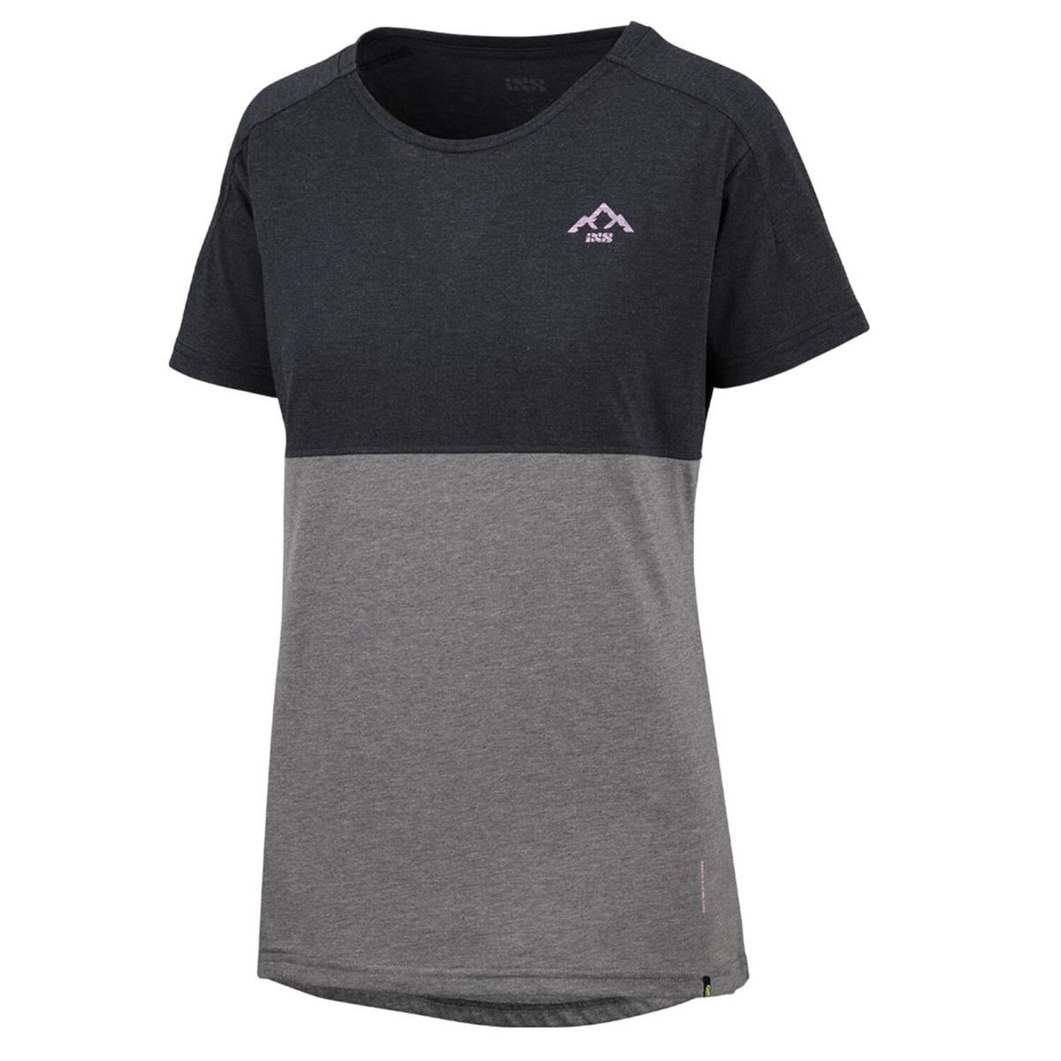 Polera Ixs Mujer Flow Tech Mountain Negro Grafito L image number 0.0