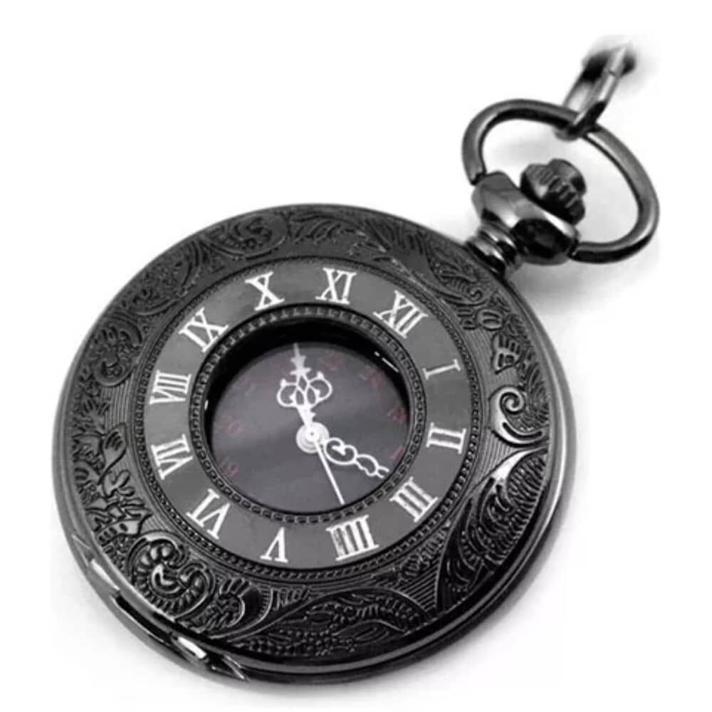 Reloj De Bolsillo Dise&ntilde;o N&uacute;meros Romanos 2 image number 4.0