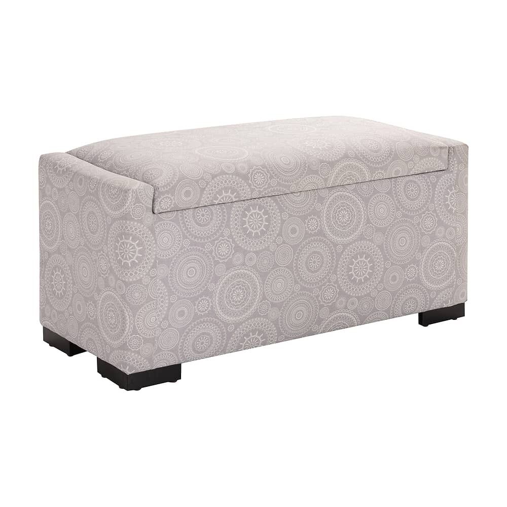 Banqueta Con Ba&uacute;l Leyzy Mandala Estampado 40x55x105 Cm M&aacute;xima Design image number 1.0