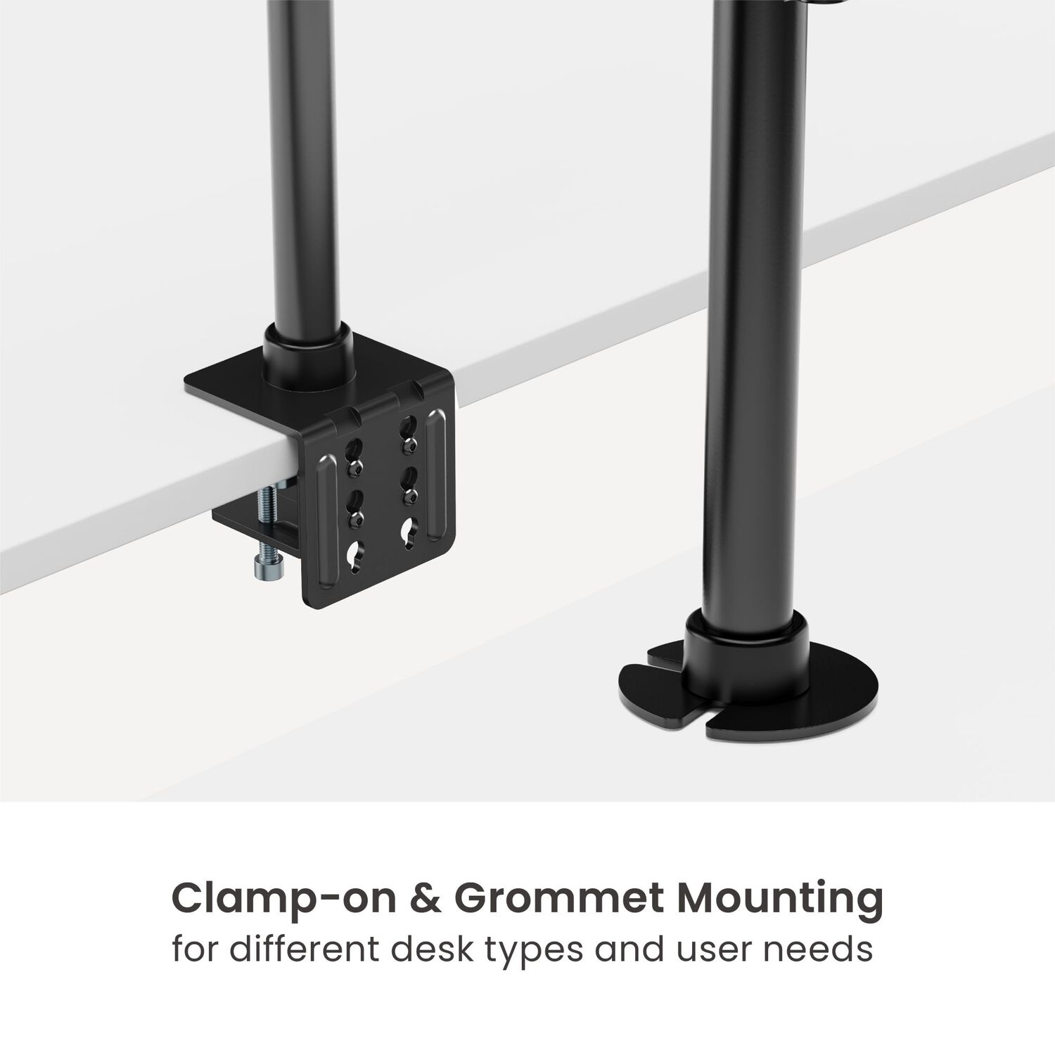 Soporte Para 4 Monitores De Alta Carga 17" A 35" 60kg Sbrm741 - Brasforma image number 5.0