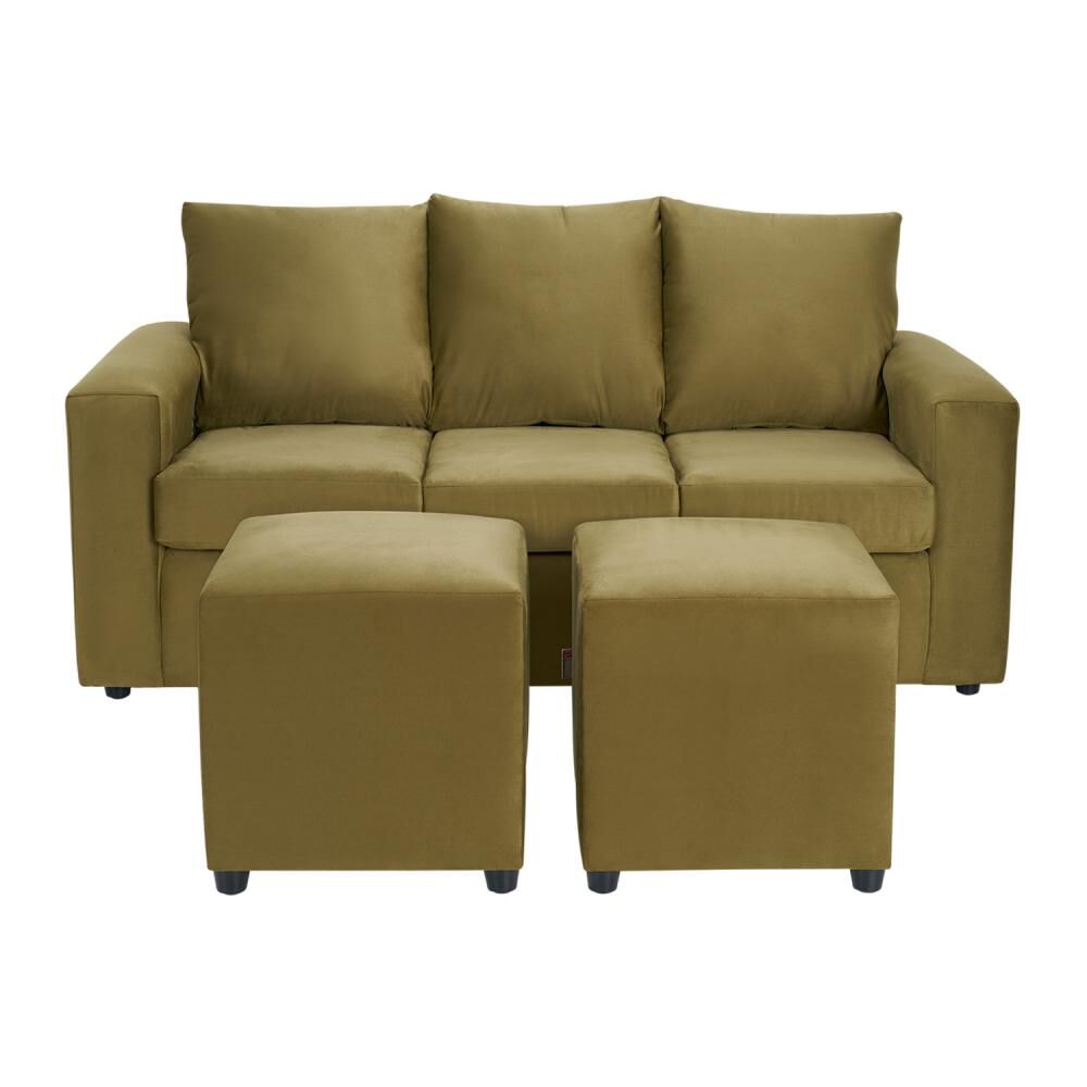 Juego De Living Bodevir Kendy / 3 Cuerpos image number 0.0