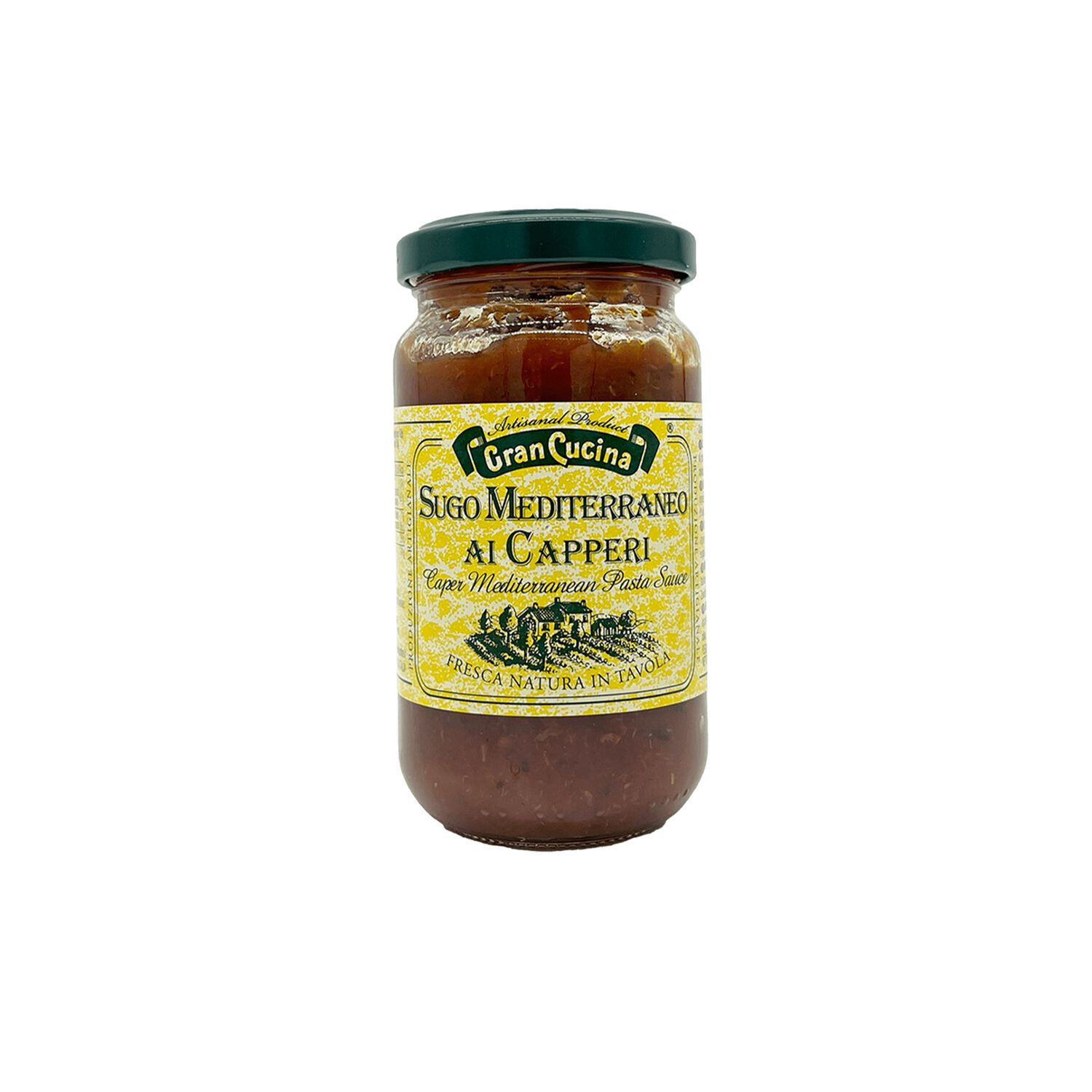 Salsa Mediterr&aacute;nea Con Alcaparras Gran Cucina 1 X 180 Gr image number 0.0