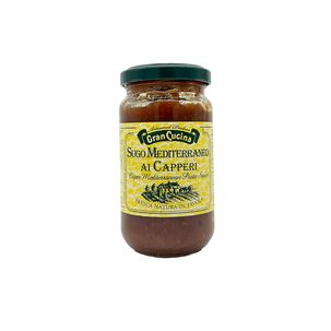 Salsa Mediterr&aacute;nea Con Alcaparras Gran Cucina 1 X 180 Gr