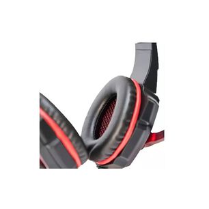 Aud&iacute;fono Gamer Njoytech Con Micr&oacute;fono Color Rojo Luz