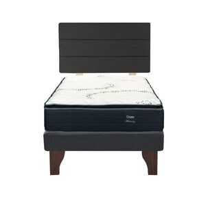 Cama Europea 1.5 Plaza 200 Plus Respaldo Atacama