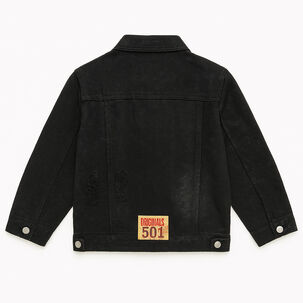 Chaqueta Mezclilla Niños Denim Clásica Con Bolsillos