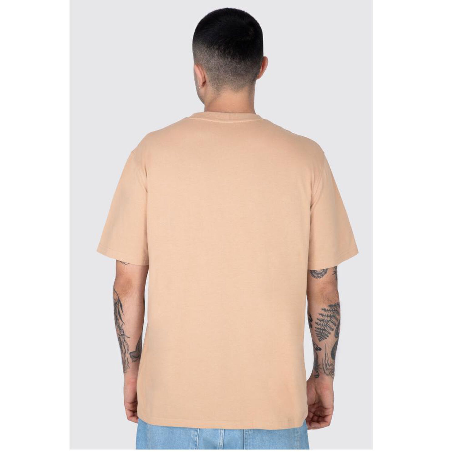 Polera Lisa Regular Manga Corta Cuello Redondo Hombre Zoo York image number 3.0