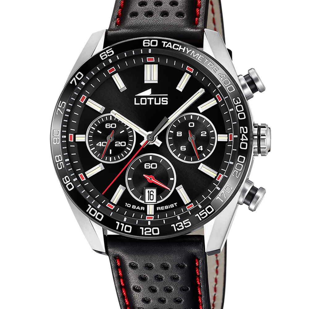 Reloj 18915/4 Lotus Negro Hombre Chrono image number 0.0