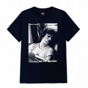 Polera Estampada Charly Garcia No Voy En Tren Rock Latino