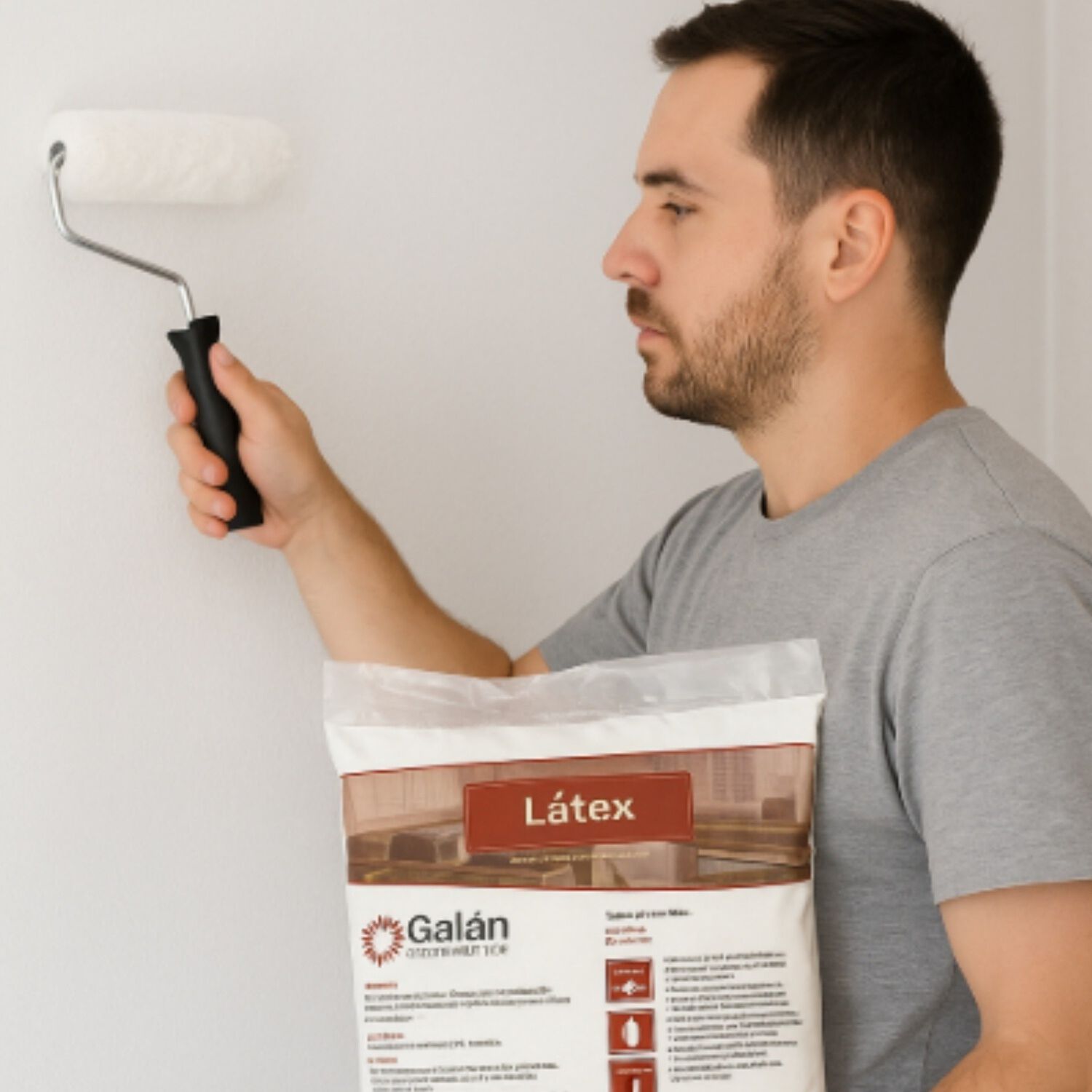 Pintura En Bolsa Latex 2.8 Kilos Blanca Galan image number 1.0