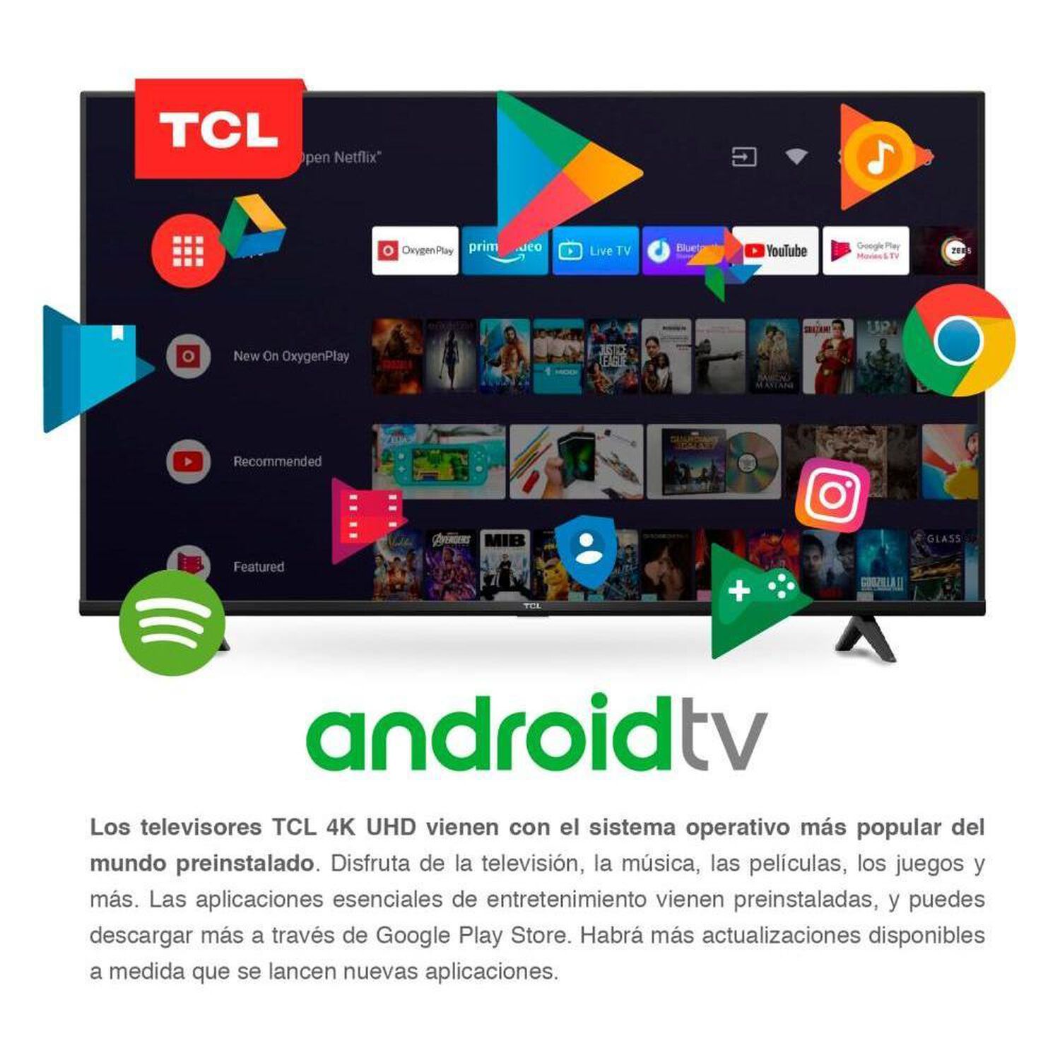 Led 43" TCL 43P615 / Ultra HD 4K / Smart TV image number 4.0