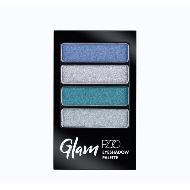 Sombras De Ojo Color Natural Petrizzio Glam Eyeshadow Palette  / Blue Sky